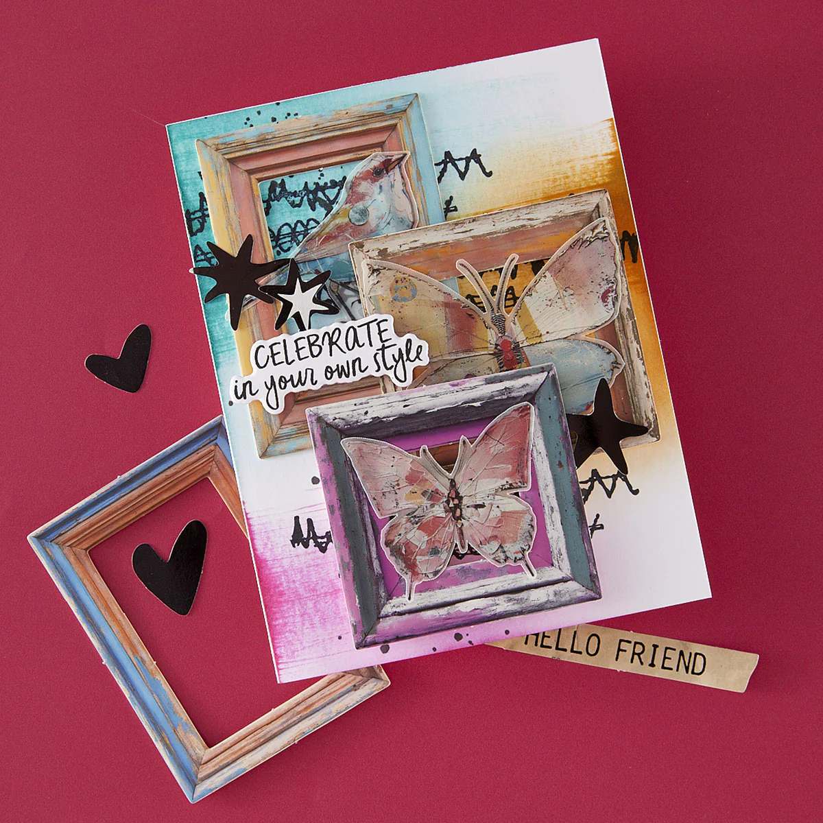 Spellbinders - Beautifully Imperfect - Chipboard Frames
