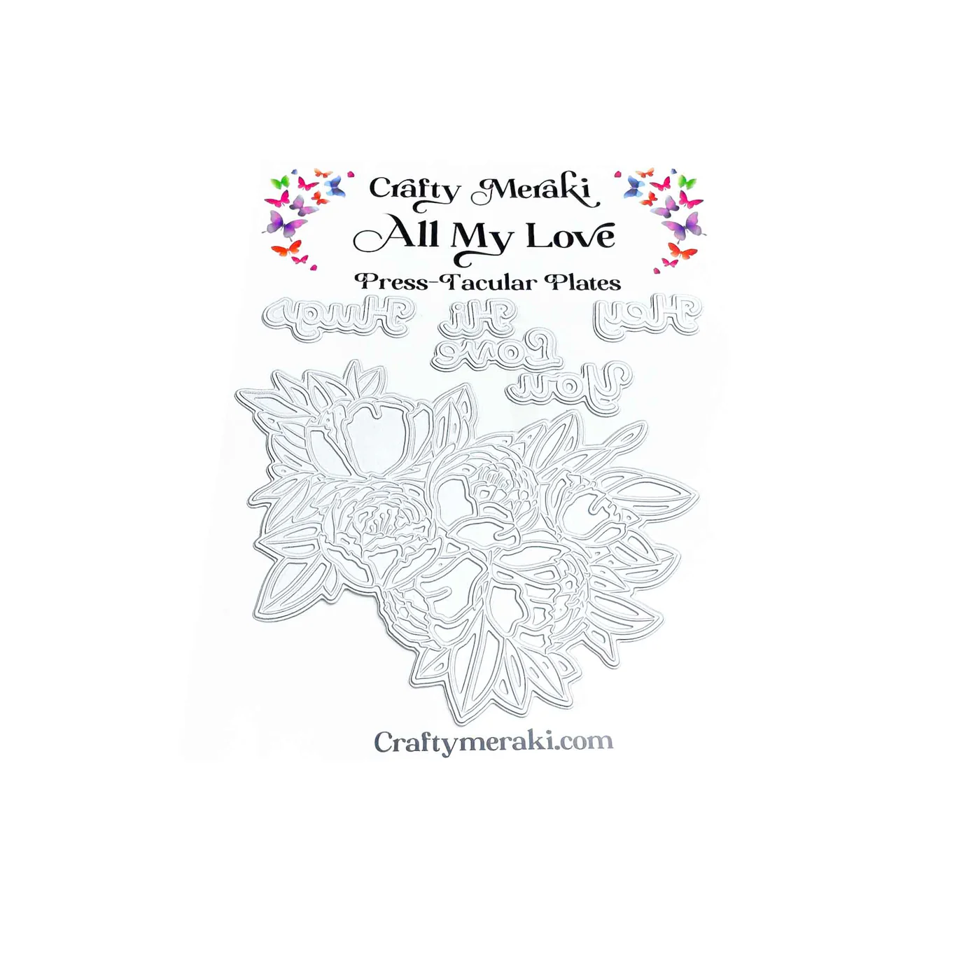 Crafty Meraki - All My Love Press-Tacular Plate