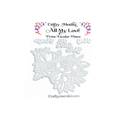 Crafty Meraki - All My Love Press-Tacular Plate