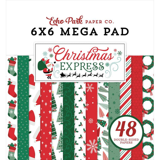Echo Park - Christmas Express - 6x6 Cardmakers Mega Paper Pad