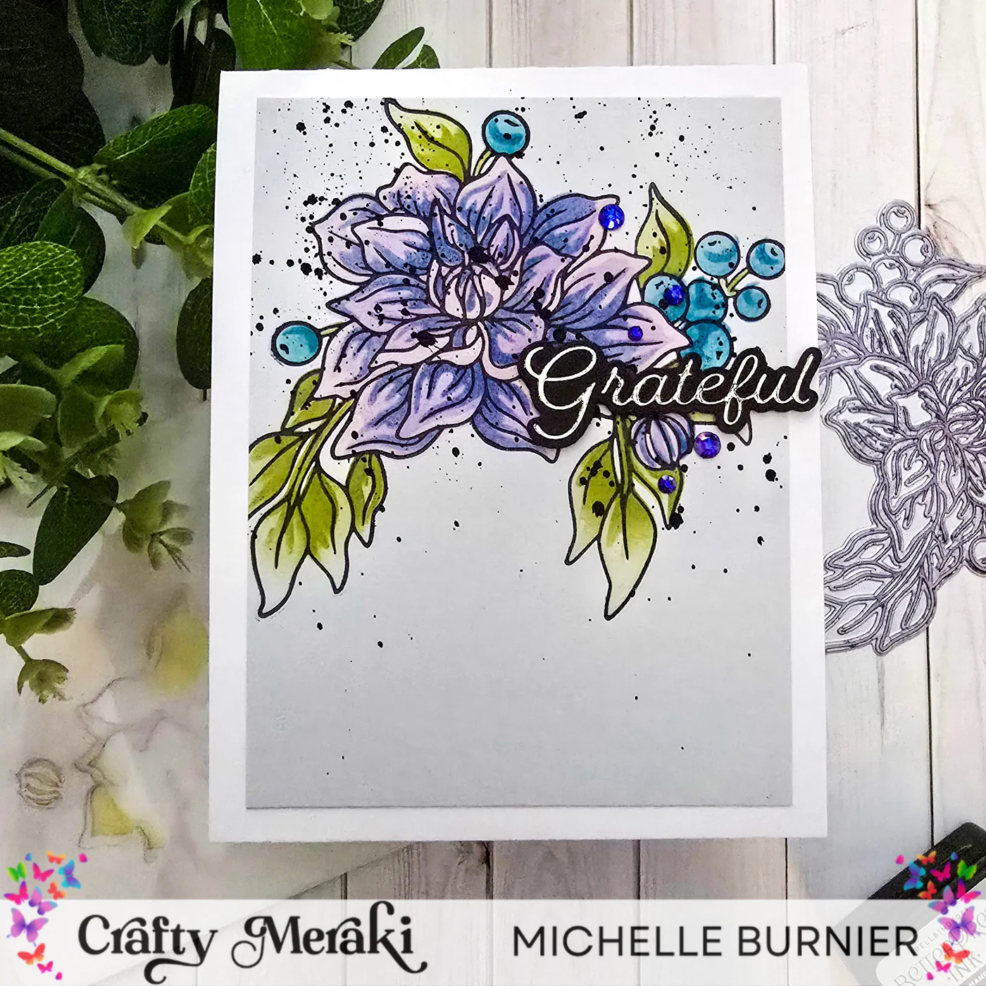 Crafty Meraki - Crimson Charm Layering Stencil Set