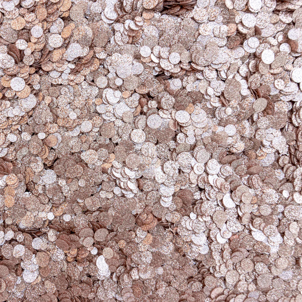 Trinity - Sparkle Spots Confetti - Rose Gold