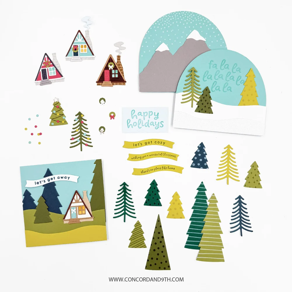 Concord & 9th - Into the Woods Stamp & Die Bundle