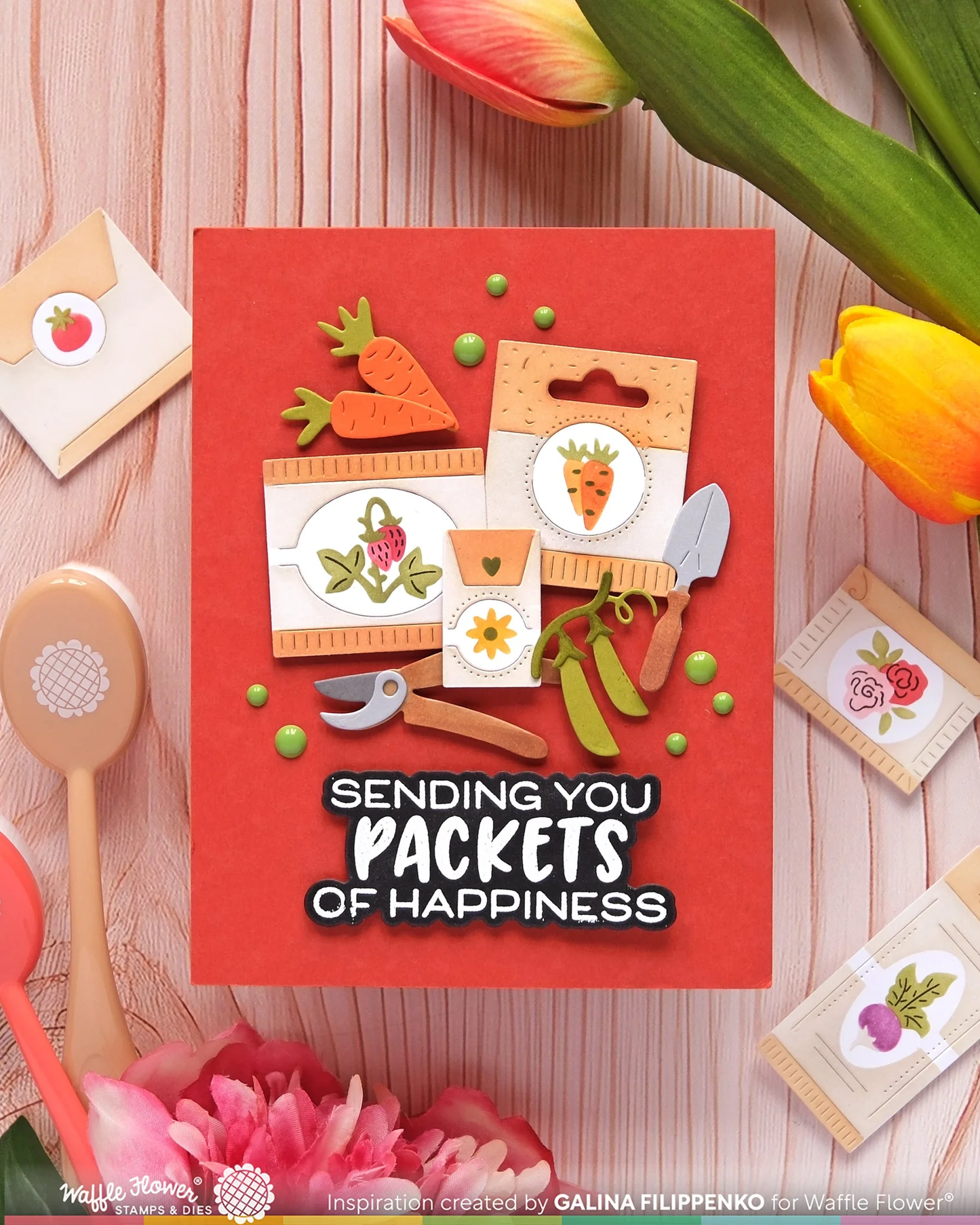 Waffle Flower - Seed Packet Icons Die