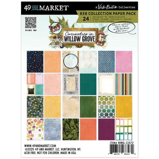 49 and Market - Curiosities In Willow Grove - 6x8 Collection Pack by Vicki Boutin