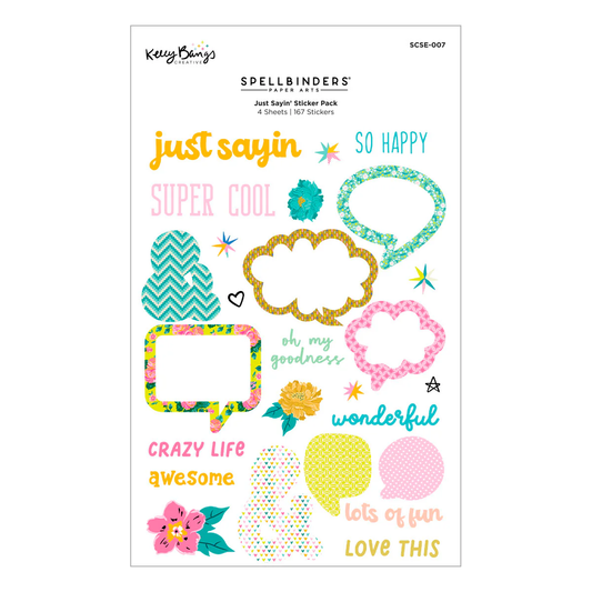 Spellbinders - Just Sayin' - Sticker Pack