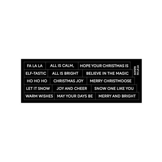 ***PRE-ORDER*** Waffle Flower - Subsentiments Fa La La Diecut