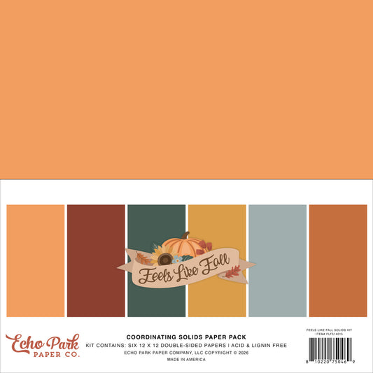 Echo Park - Feels Like Fall - Solids Paper Pack
