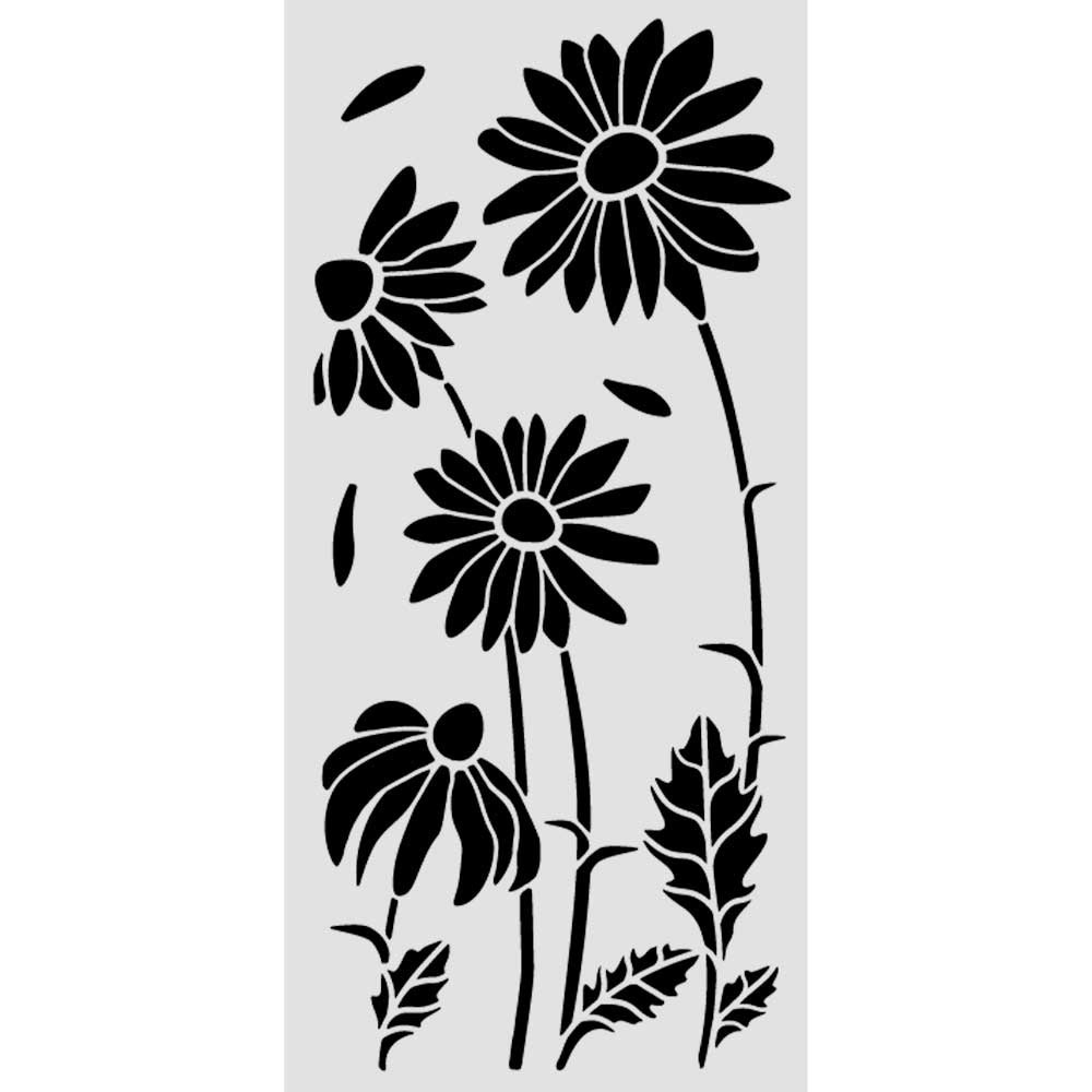 Stamperia - Daisy Art - Daisies Stencil