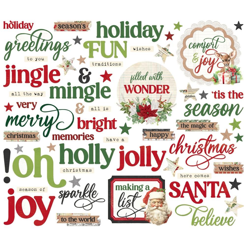 Simple Stories - Simple Vintage Believe - Sentiment Bits & Pieces