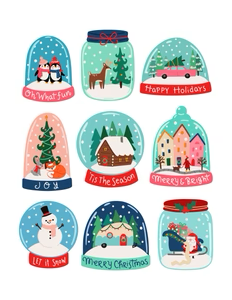 Simply Stated - Ephemera Pack - Snow Globes