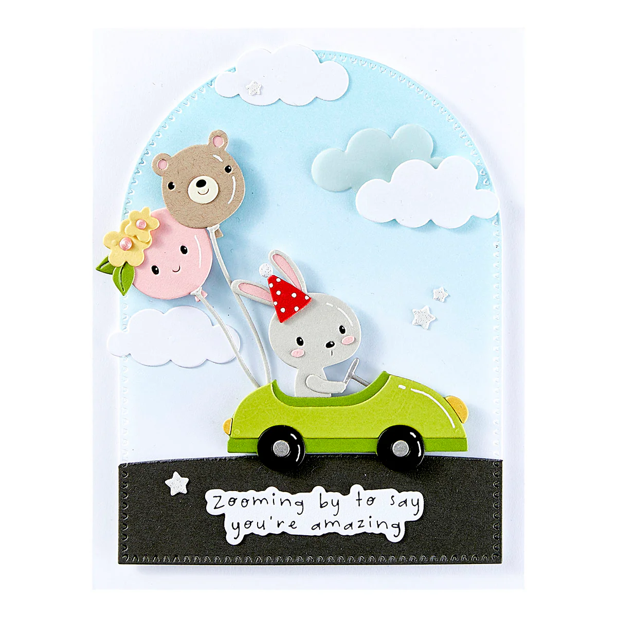 Spellbinders - BetterPress - Little Smiles Sentiments Press Plate & Die Bundle
