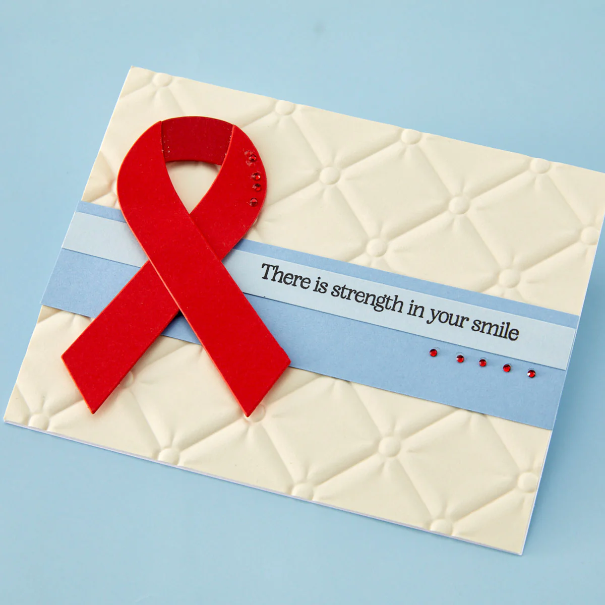 Spellbinders - Awareness Ribbon and Sentiments Stamp & Die Bundle