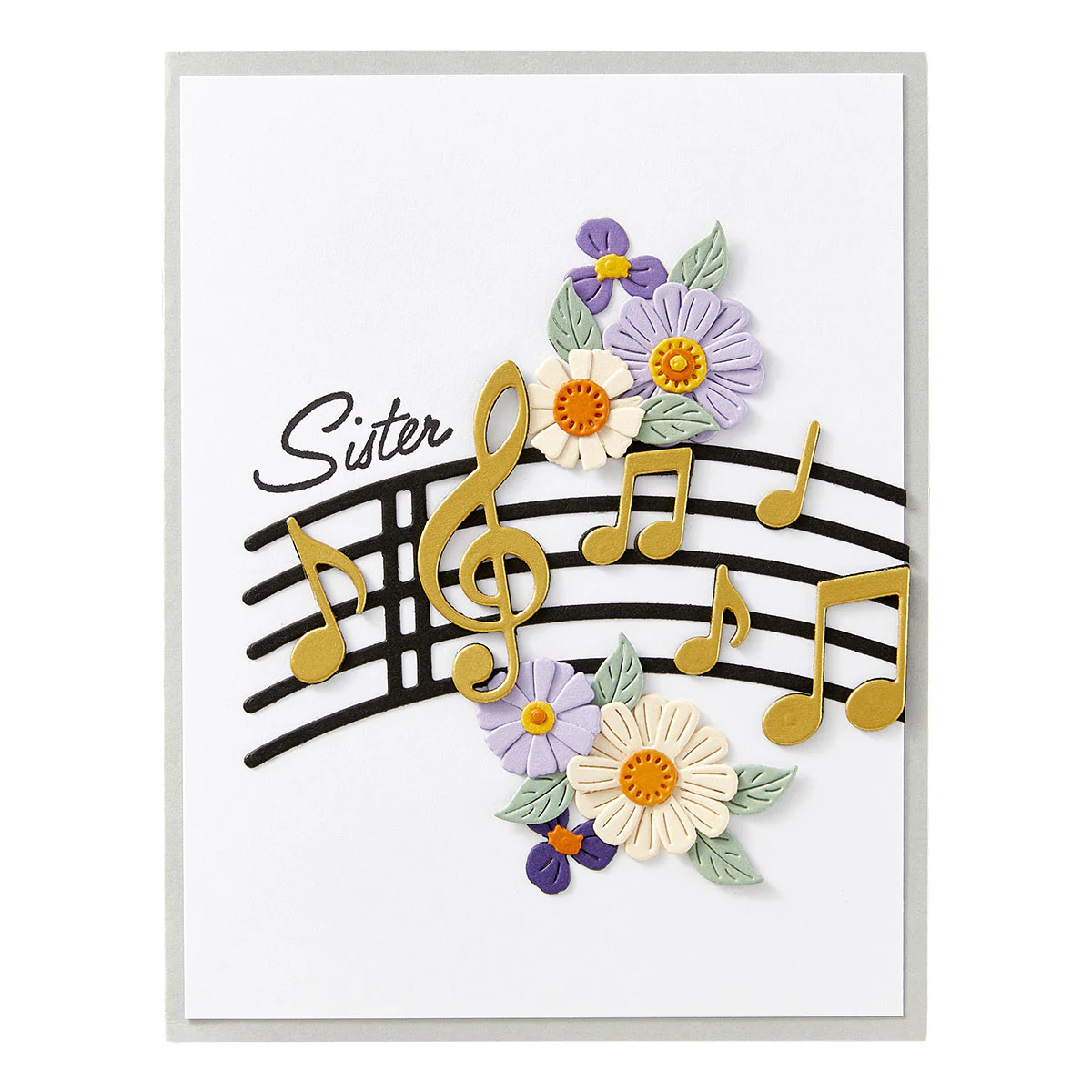 Spellbinders - Musical Notes & Stave Pop-Up Die Set