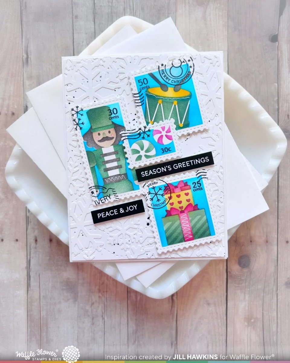 Waffle Flower - Snowflake Frame DIe