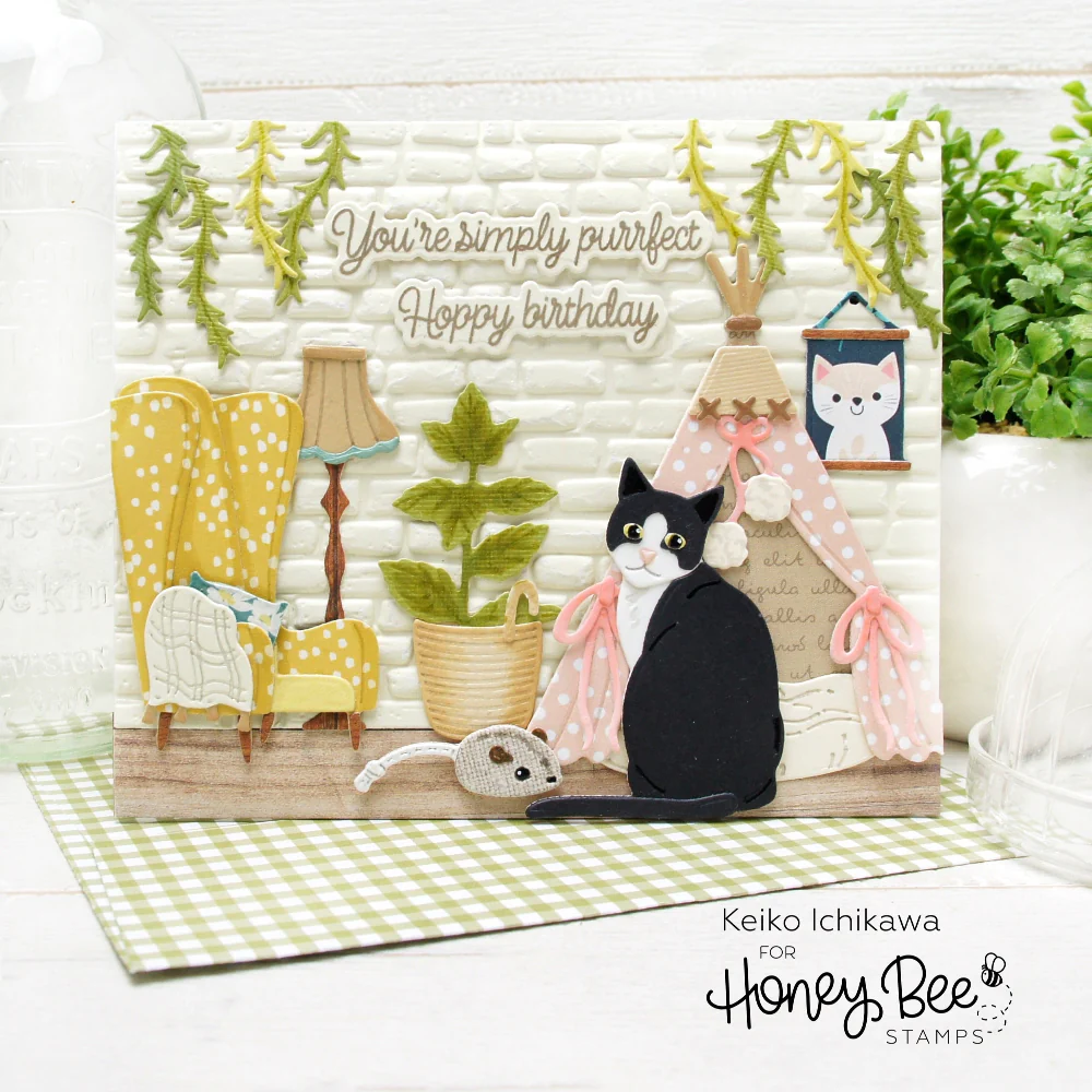 Honey Bee - Lovely Layers: Cats Die Set