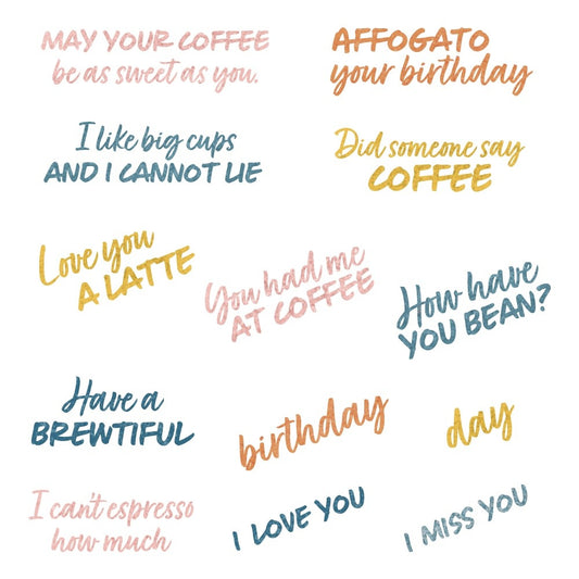 Honey Bee - You Had Me At Coffee Stamp Set