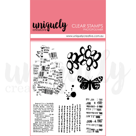Uniquely Creative - Heart & Soul - Mixed Media Stamp Set