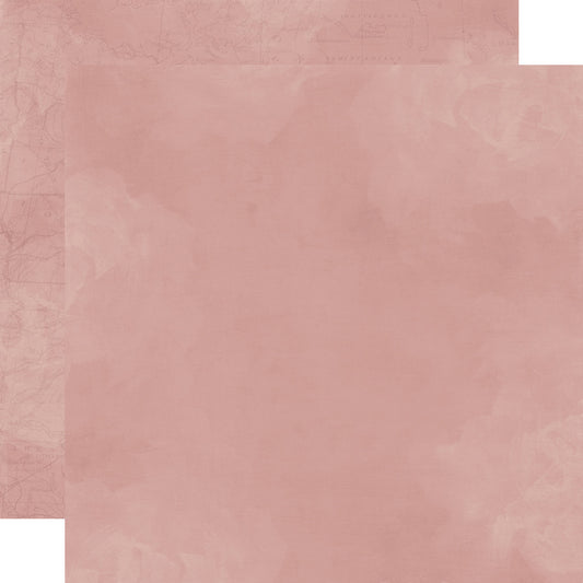 Simple Stories - Simple Vintage Woodlands - Simple Vintage Basics Paper: Desert Rose