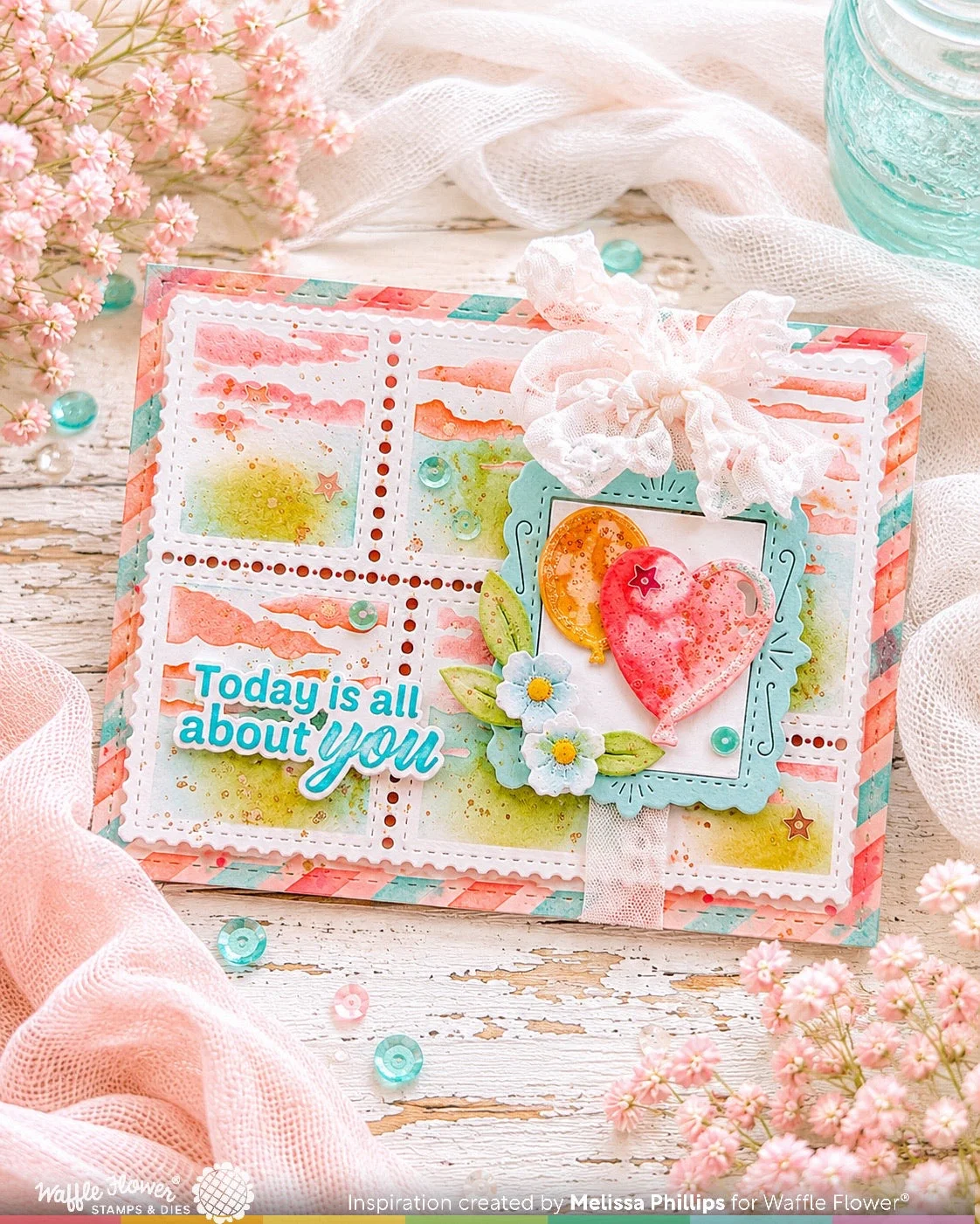 Waffle Flower - Your Day Sentiments Stamp & Die Bundle