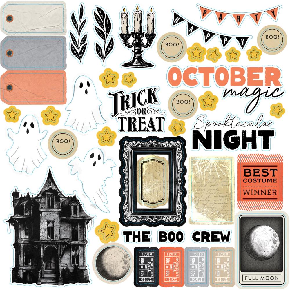 49 and Market - Curiosities In Willow Grove - Halloween Assortment Pack