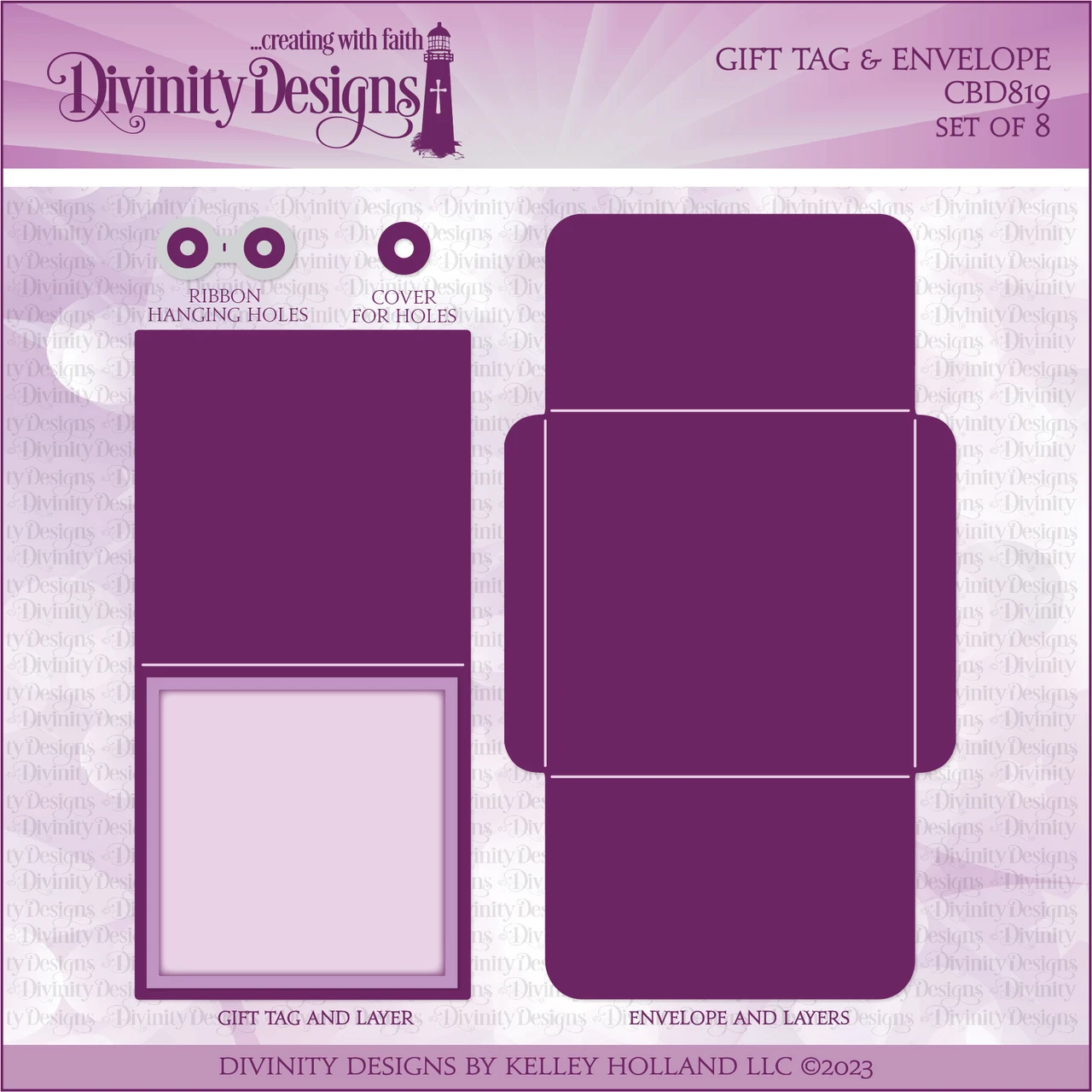 Divinity Designs - Gift Tag & Envelope Die Set