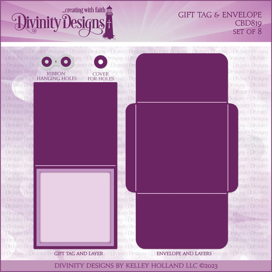 Divinity Designs - Gift Tag & Envelope Die Set