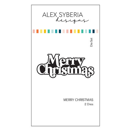Alex Syberia - Merry Christmas Die Set