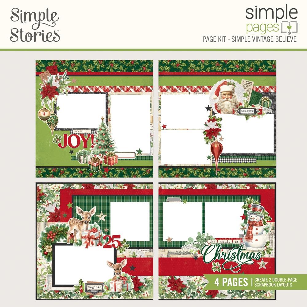 Simple Stories - Simple Vintage Believe - Page Kit