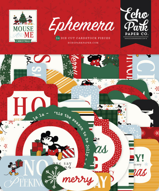 Echo Park - Mouse and Me Christmas - Ephemera