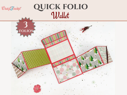 CrafTreat - Blank Quick Folio - Wallet 3 in 1