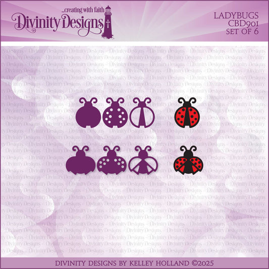 Divinity Designs - Ladybugs Die Set