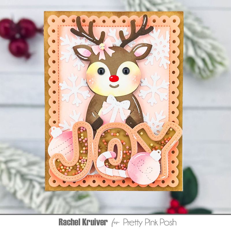 Pretty Pink Posh - Reindeer Holder Die Set