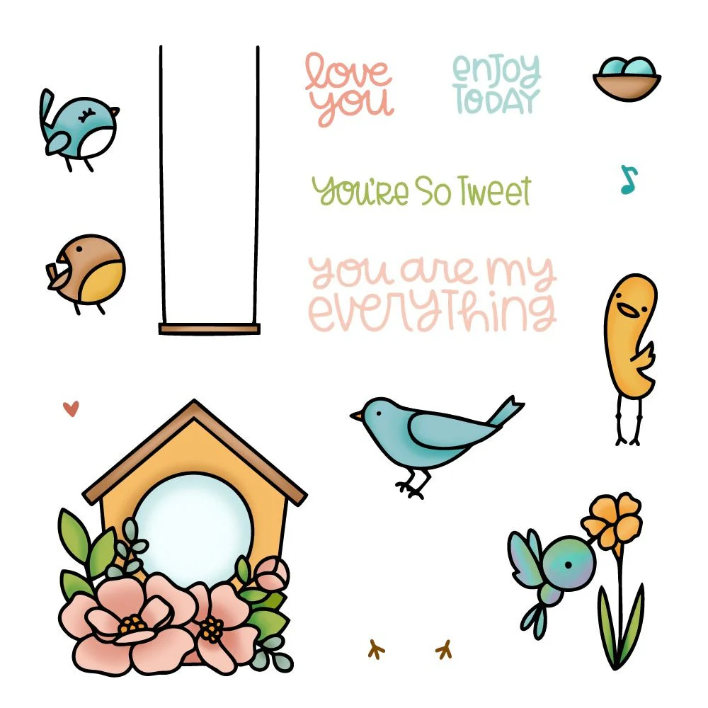 Honey Bee - Tweeties Stamp & Die Bundle by Paper Smooches
