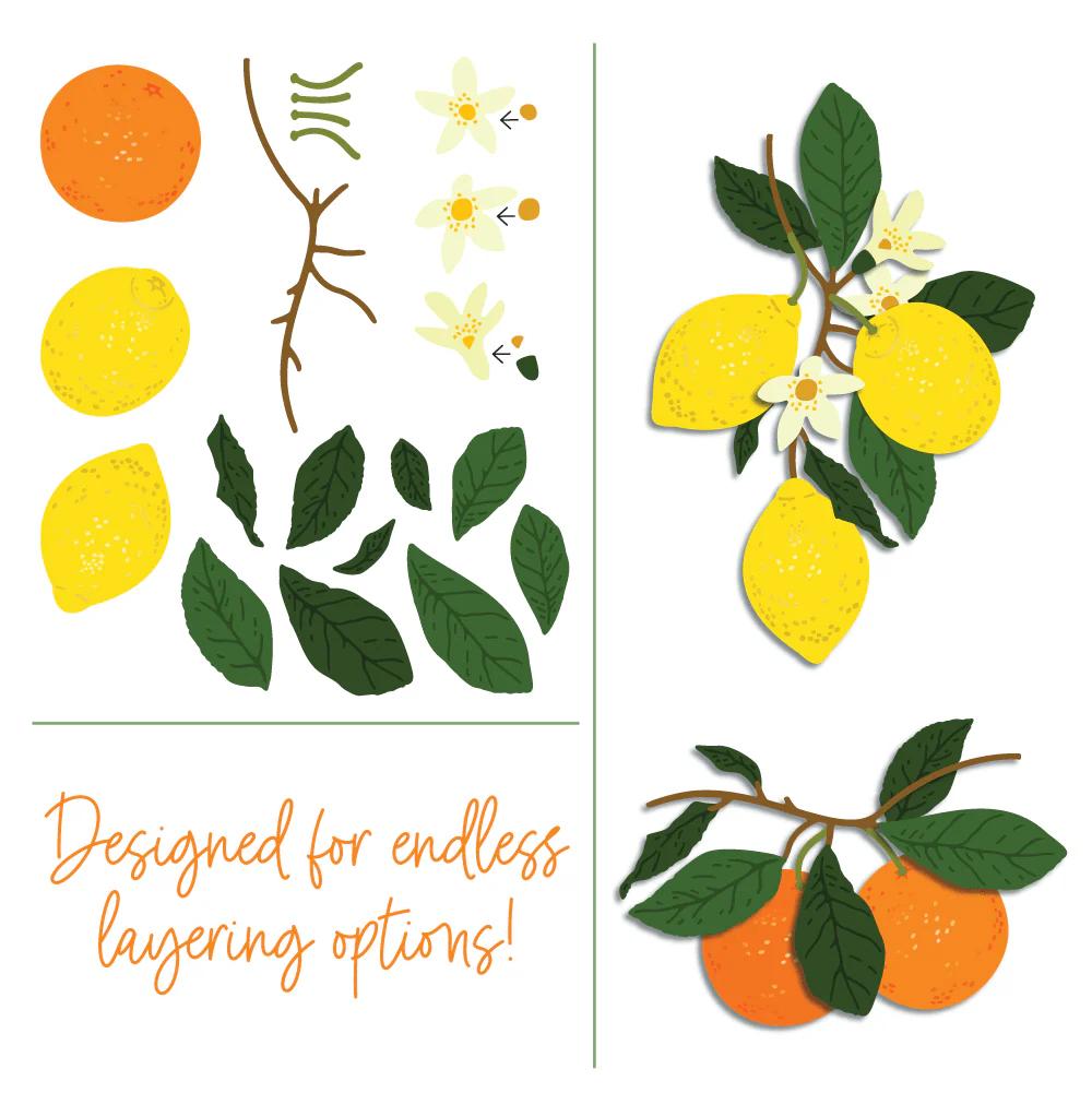 Honey Bee - Lovely Layers: Citrus Die Set
