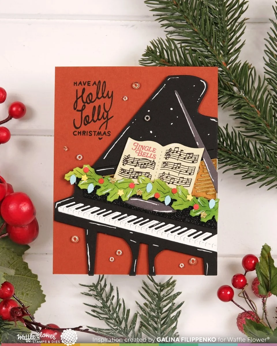 Waffle Flower - Simply Christmas Stamp & Die Bundle