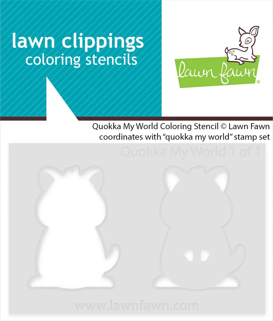 Lawn Fawn - Quokka My World Stamp, Stencil & Die Bundle