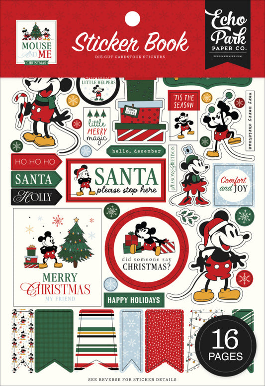 Echo Park - Mouse and Me Christmas - Sticker Book