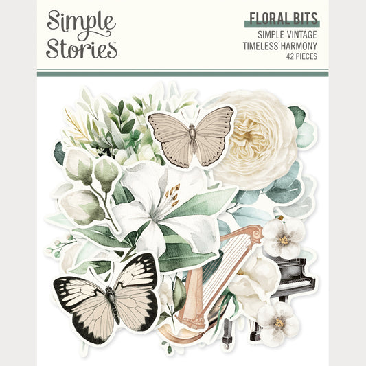 Simple Stories - Simple Vintage Timeless Harmony - Floral Bits