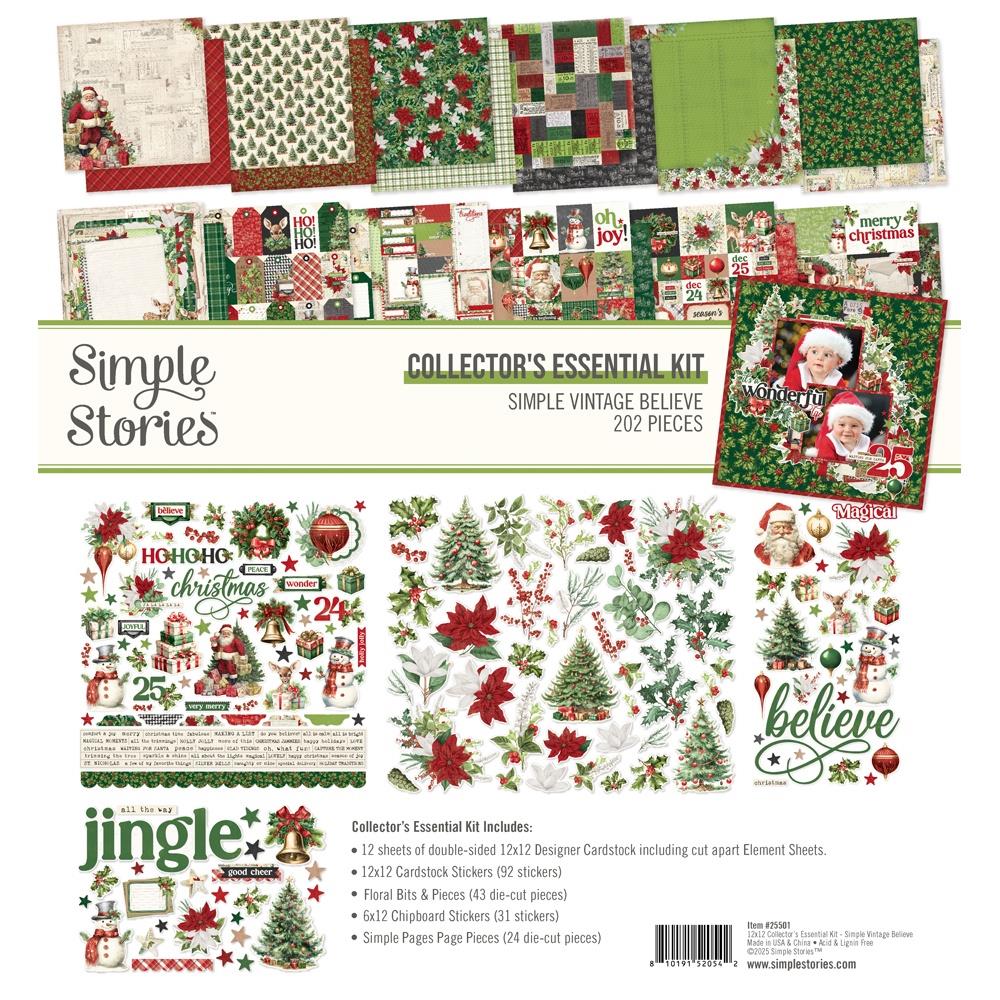 Simple Stories - Simple Vintage Believe - Collector's Essential Kit