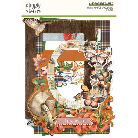 Simple Stories - Simple Vintage Woodlands - Chipboard Frames
