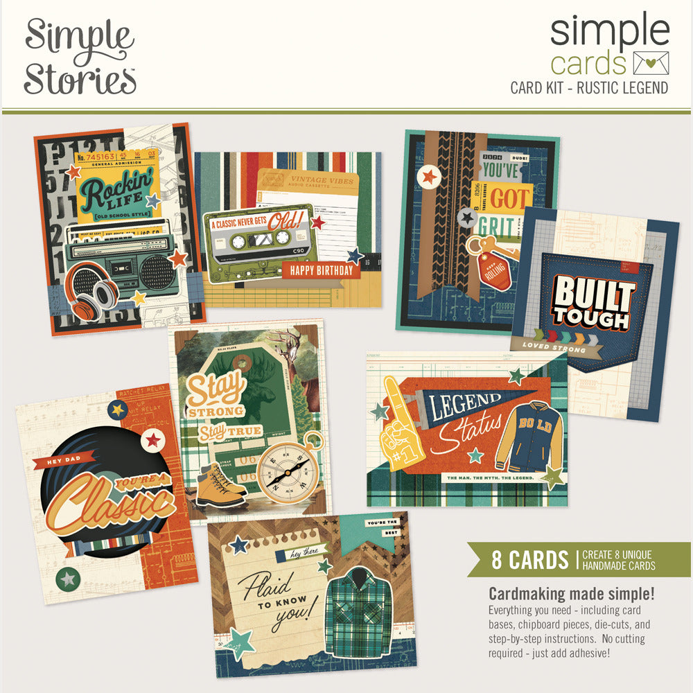 Simple Stories - Rustic Legend - Simple Pages Card Kit