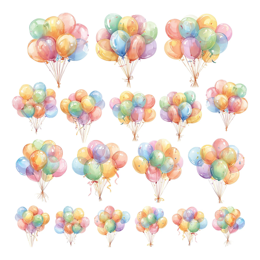 Simply Stated - Age Is Just A Number - Balloons Ephemera