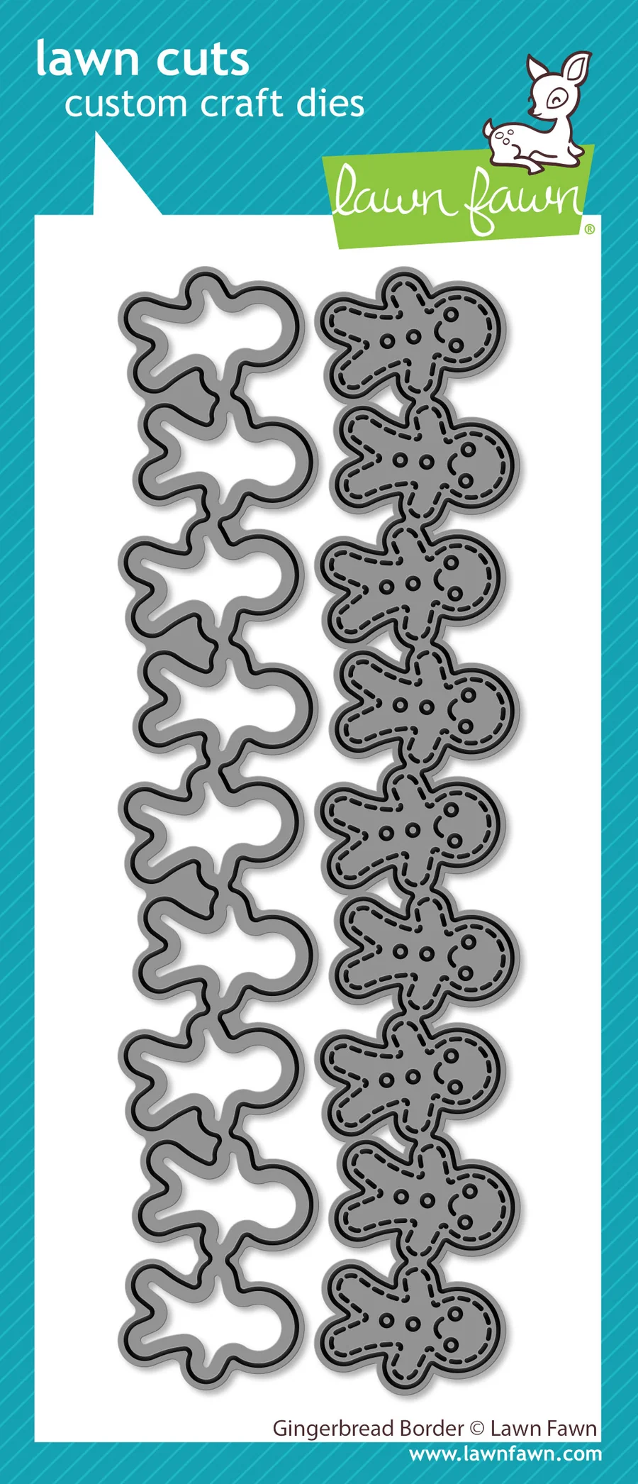 Lawn Fawn - Gingerbread Border Die Set