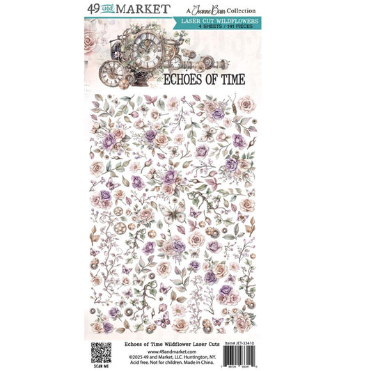 49 and Market - Echoes of Time - Laser Cuts: Wildflowers