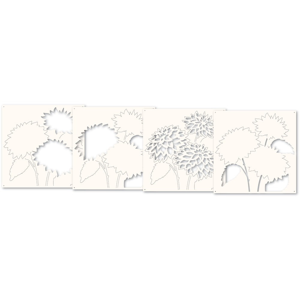 Memory Box - Dahlia Stems Stencil Set
