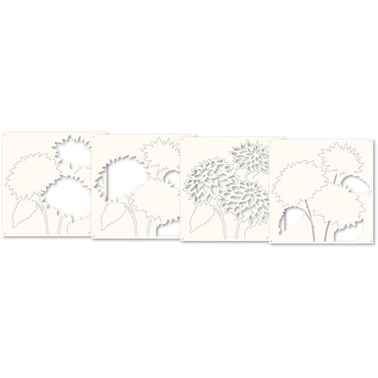 Memory Box - Dahlia Stems Stencil Set