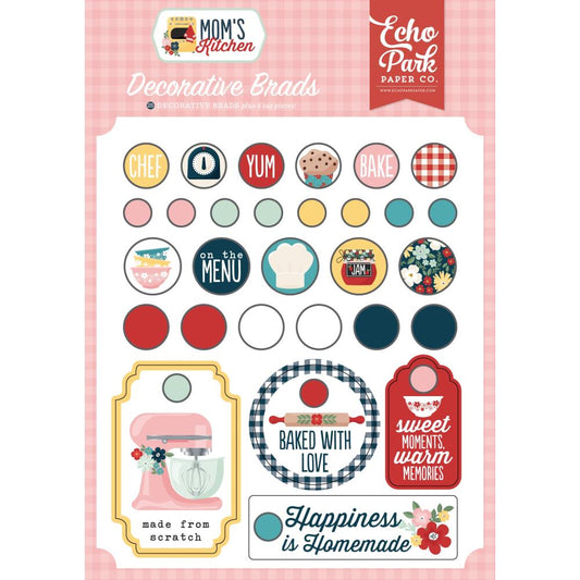 Echo Park - Mom's Kitchen - Decorative Brads