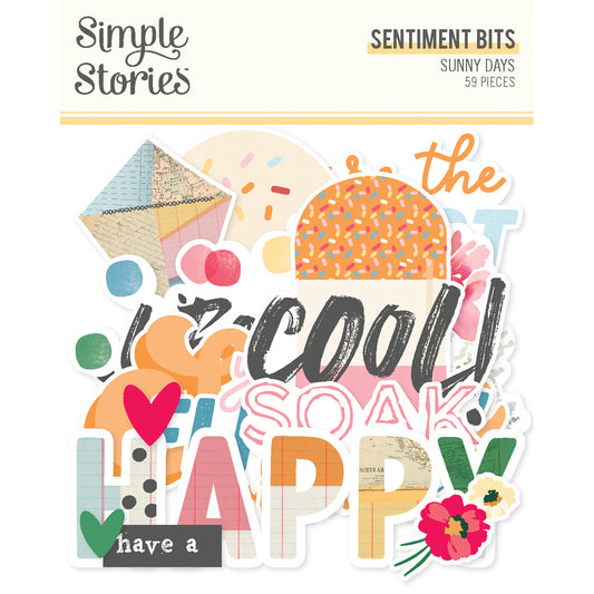 Simple Stories - Sunny Days - Sentiment Bits & Pieces