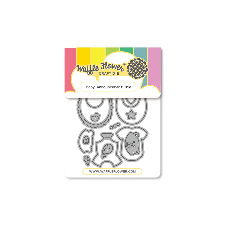 Waffle Flower - Baby Announcement Die Set
